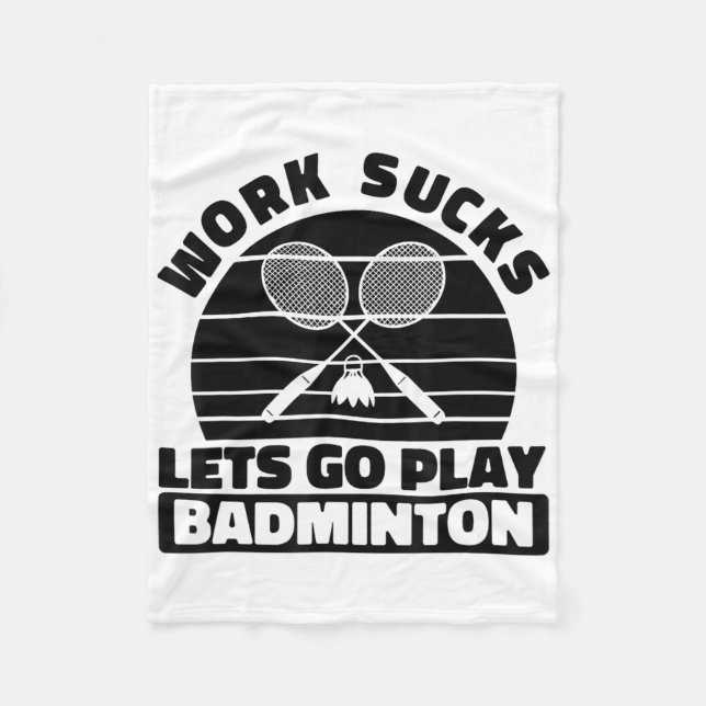 Badminton Player Racket - Team Court Racquet Shutt Fleecefilt (Framsidan)