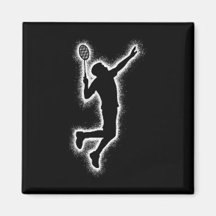 Badminton Player Shuttle Kids Boys Badminton Manar Magnet