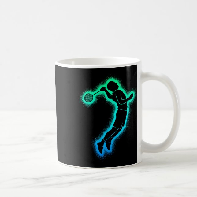 Badminton Player Shuttle Kids Manar Badminton Boys Kaffemugg (Höger)