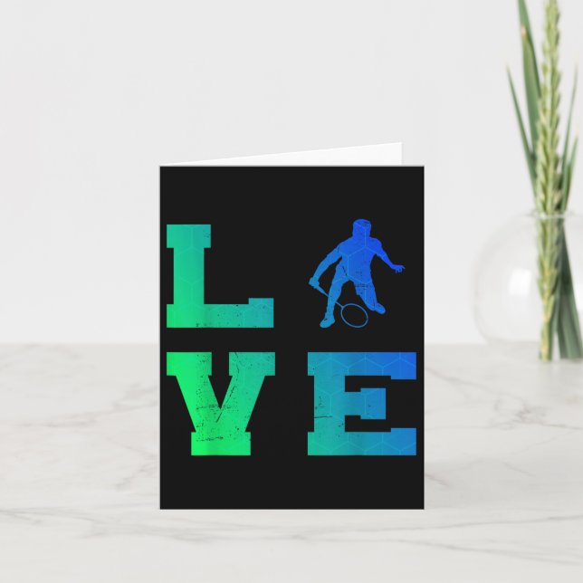 Badminton Player Shuttle Squash Manar Badminton Kort (Framsida)