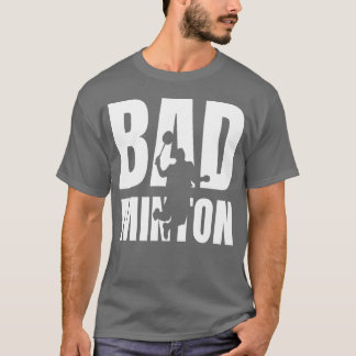 Badminton Player Smash Lover Love Sports Sport ret T Shirt