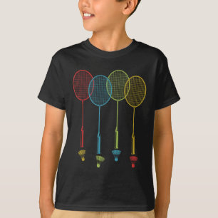 Badminton Player Team Shuttle Coach Match Badminto T Shirt