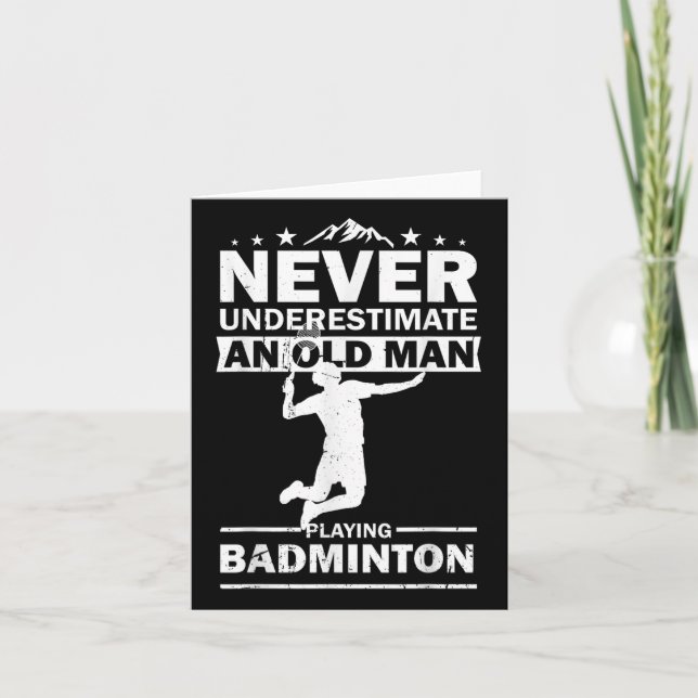 Badminton Player Womens Manar Shuttle Funny Badmin Kort (Framsida)