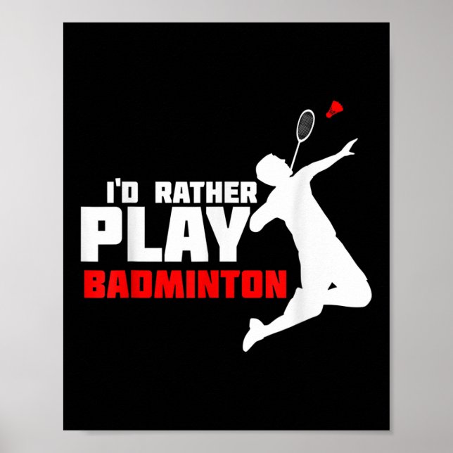 Badminton Poster (Framsidan)
