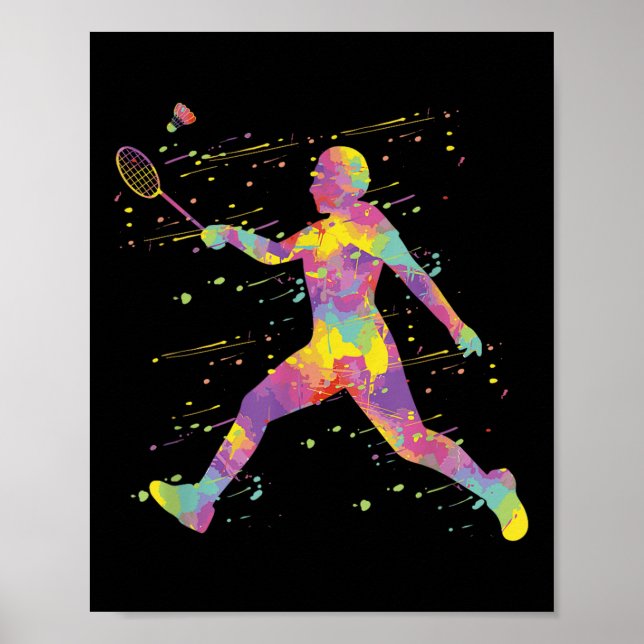 Badminton  poster (Framsidan)