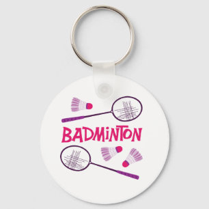 Badminton-racket Nyckelring