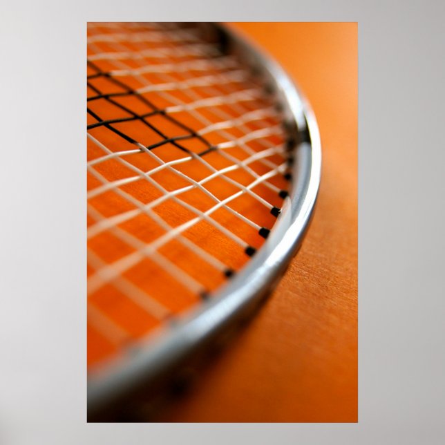 Badminton Racket Poster (Framsidan)