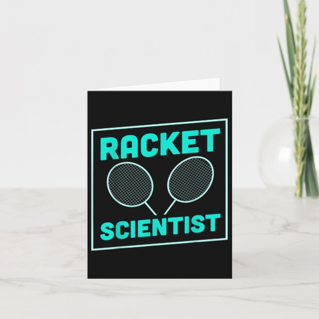 Badminton Racket Scientist Shuttle Kort (Framsida)