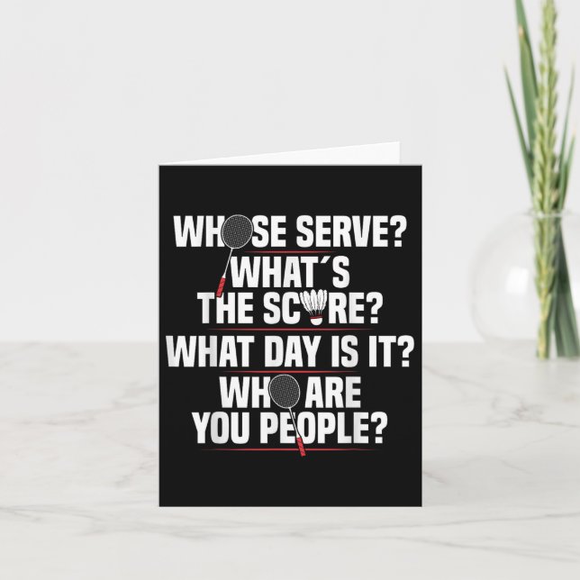 Badminton Racket  Shuttle Player Badminton Pl Kort (Framsida)