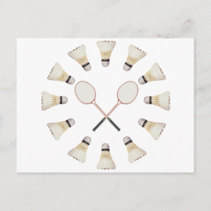 Badminton-racket Vykort