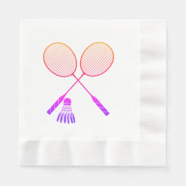 Badminton Rackets Shuttlecock Birdie Ombre Pappersservett