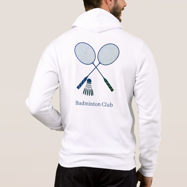 Badminton Rackets Shuttlecock Birdie Personlig T Shirt (Baksida)