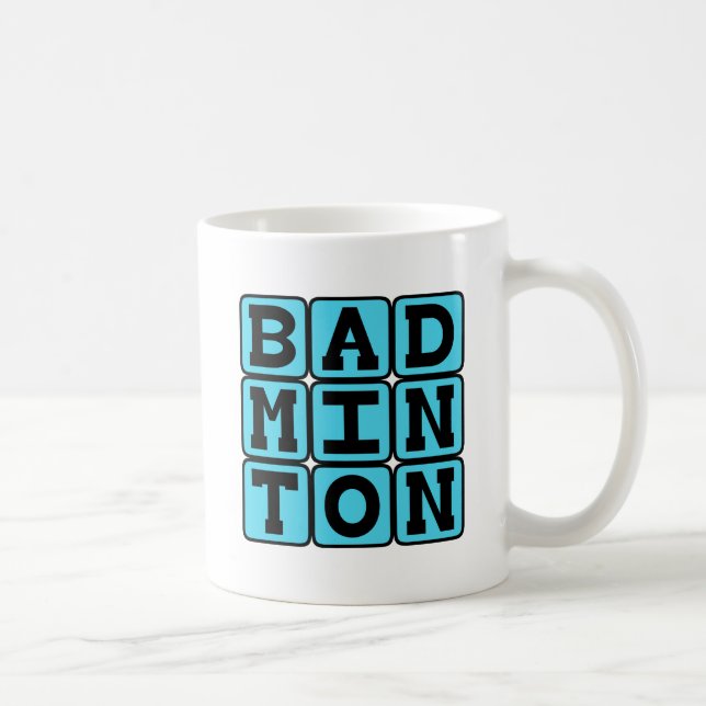 Badminton, Racketsport Kaffemugg (Höger)