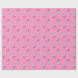 Badminton Racquet Mönster Rosa Presentpapper