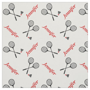 Badminton racquet och din personlig tyg