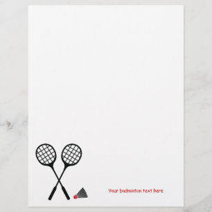 Badminton racquet och Shuttlecock anpassningsbar f