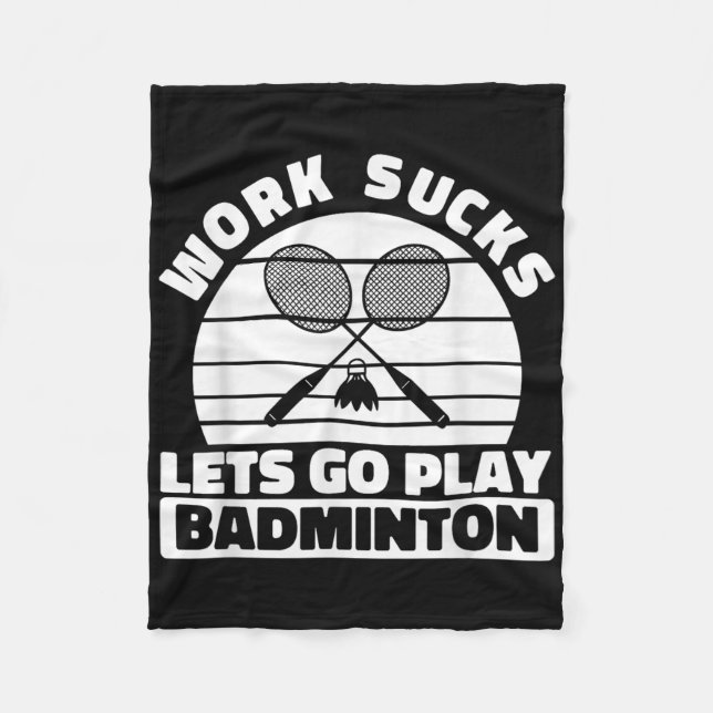 Badminton Racquet Player Racket - Team Court Shutt Fleecefilt (Framsidan)