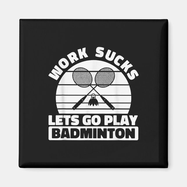 Badminton Racquet Player Racket - Team Court Shutt Magnet (Framsidan)