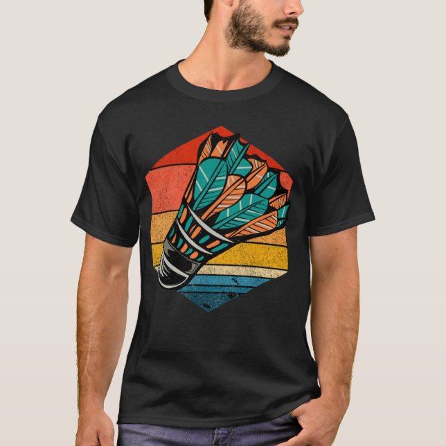 Badminton Racquet Sport Strokes T Shirt (Framsida)