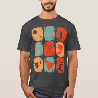 Badminton Retro 2 T Shirt