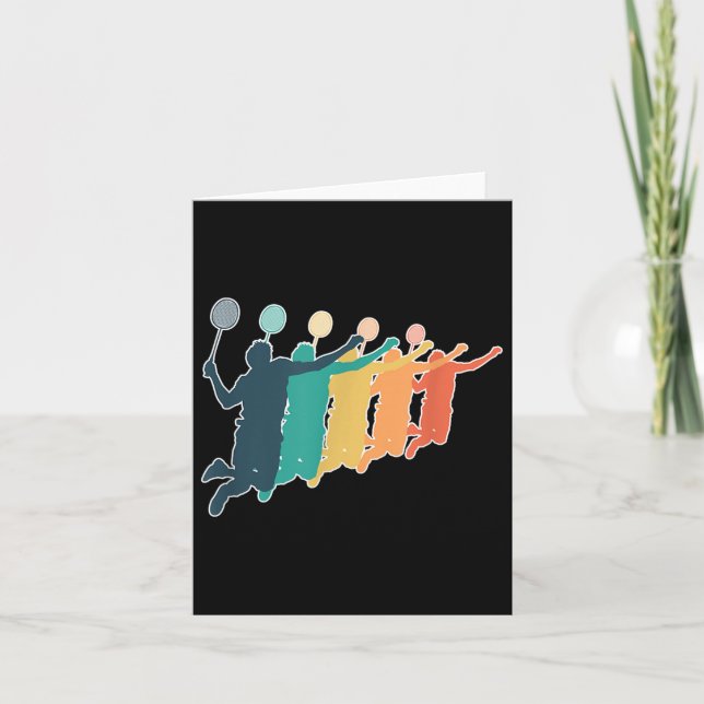 Badminton Retro Rackethacka  Kort (Framsida)