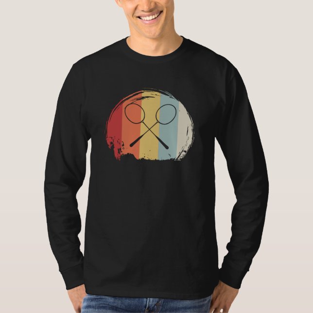 Badminton Retro T Shirt (Framsida)