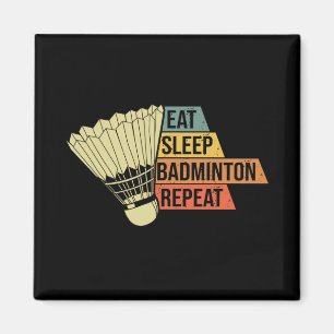 Badminton Retro-Vintage Magnet