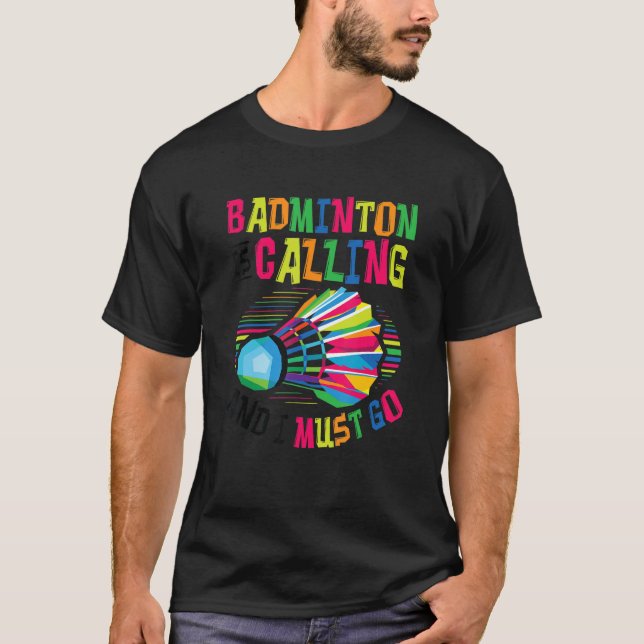 Badminton ringer Badminton 2 T Shirt (Framsida)