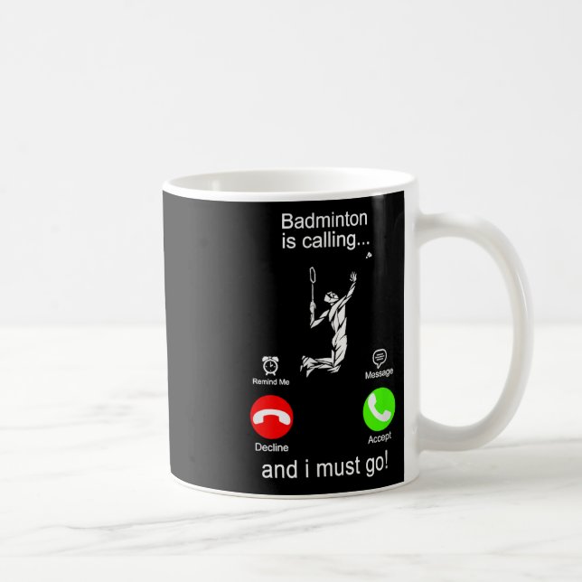 Badminton ringer kaffemugg (Höger)