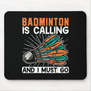 Badminton ringer och jag måste gå i pennan musmatta