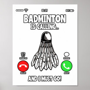 Badminton ringer och jag måste gå i skyttel 2 poster