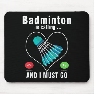 Badminton ringer och jag måste gå till Badminton Musmatta