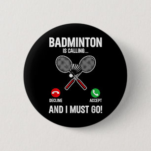 Badminton ringer och jag måste spela idrott Sh Knapp
