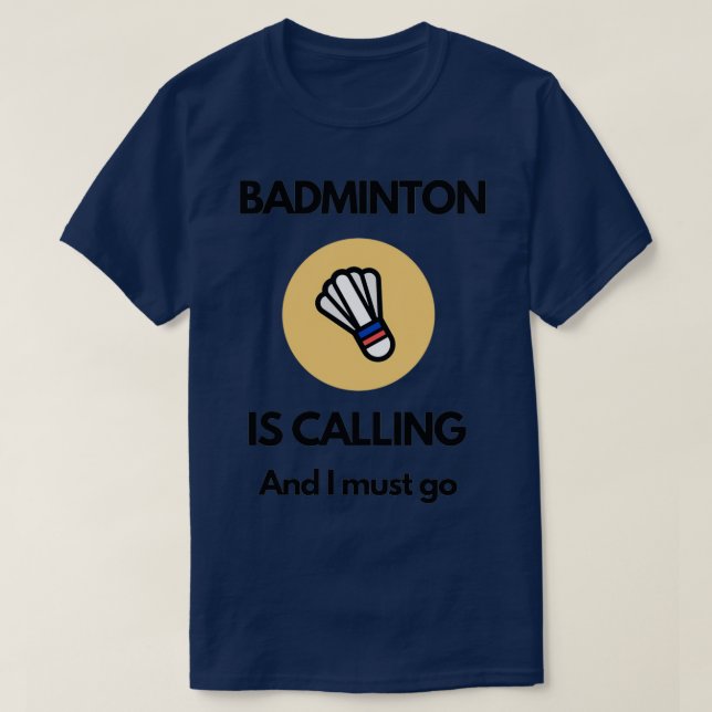 Badminton ringer T 21 Shirt (Design framsida)