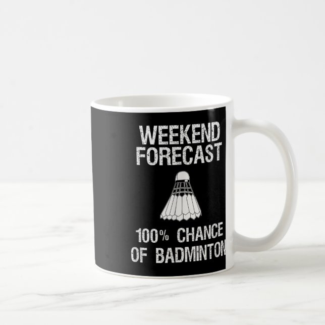 Badminton - Rolig Badminton Helgprognos  Kaffemugg (Höger)