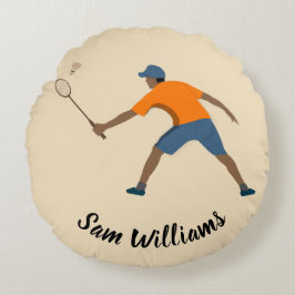 Badminton Rund Kudde