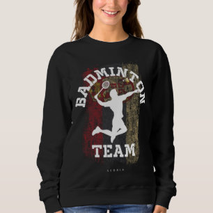 Badminton Serbien Nätspel Spelare Badminton T Shirt