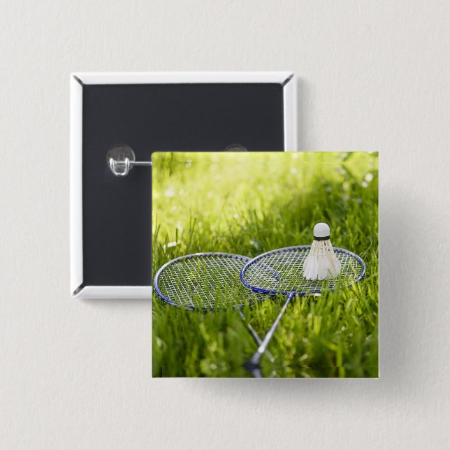 Badminton Set to Go Knapp (Framsida & baksida)