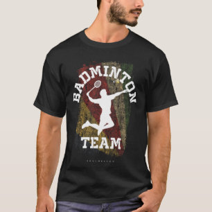 Badminton Seychelles Net Games Player Badminton T Shirt