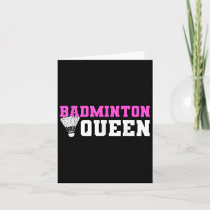 Badminton Shuttle Älskare Badminton Spelare  Kort
