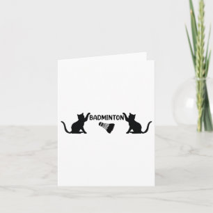 Badminton Shuttle and Cats - Coola Badminton Shutt Kort