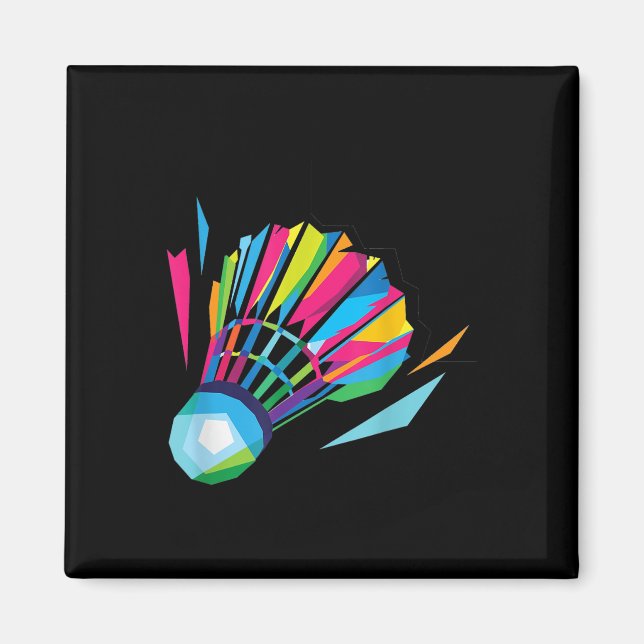 Badminton Shuttle Badminton  Magnet (Framsidan)