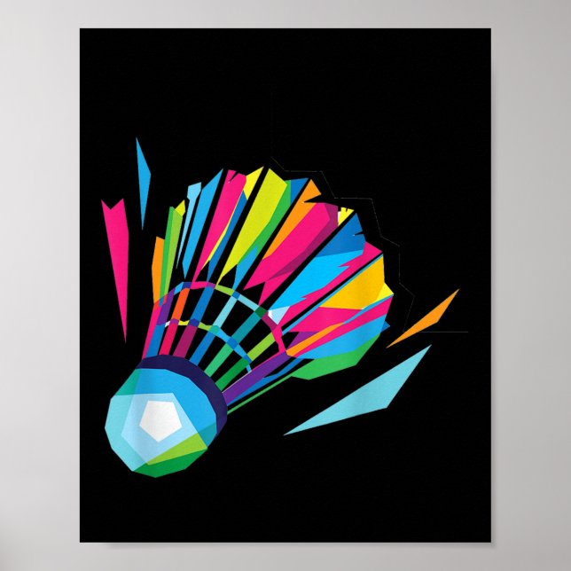 Badminton Shuttle Badminton Poster (Framsidan)