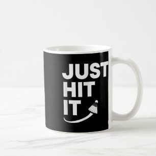 Badminton Shuttle, bara Slått det, Strik A Shuttle Kaffemugg