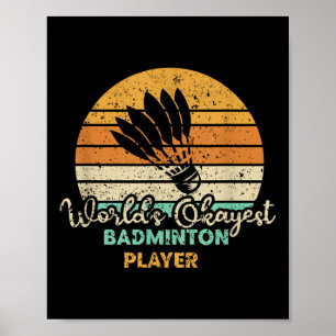 Badminton Shuttle Boll Sports Tennis Poster