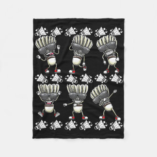 Badminton Shuttle Dancing 4 Fleecefilt