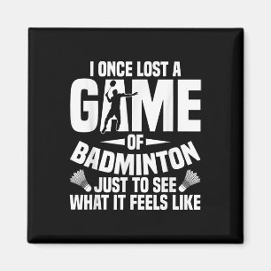 Badminton Shuttle Gång Borttappad Shuttle Player B Magnet