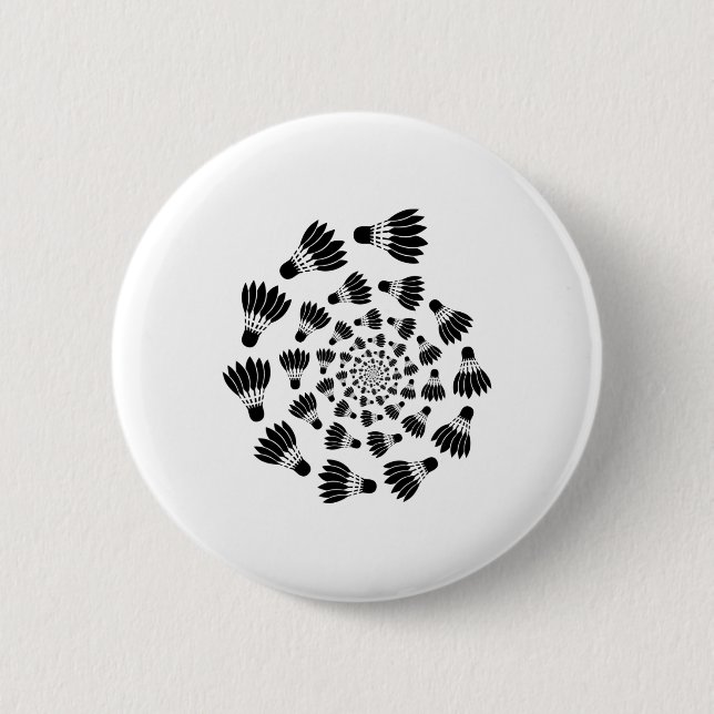 Badminton Shuttle Kärlek Team Player Coach Knapp (Framsida)