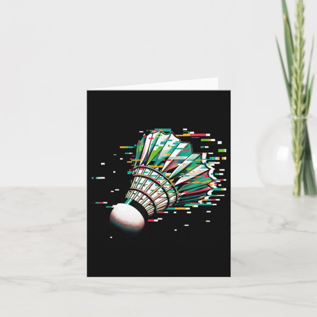 Badminton Shuttle Kort (Framsida)