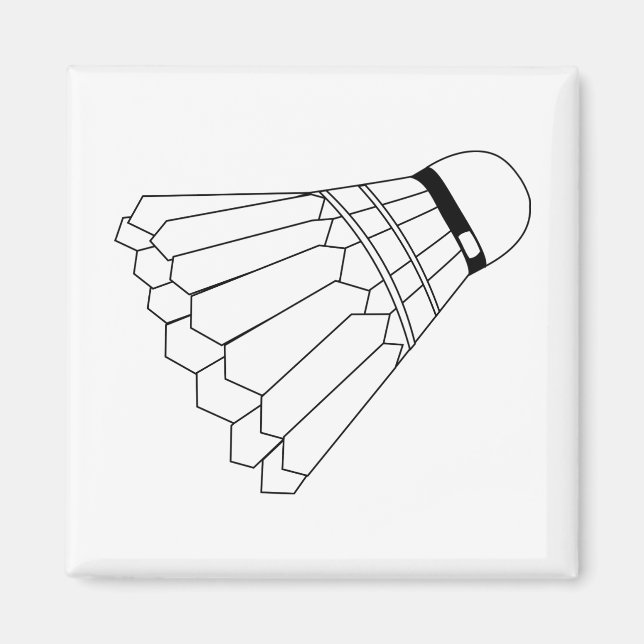 Badminton Shuttle Magnet (Framsidan)